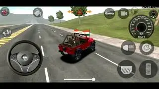 Dollar (Song) Modified😈 Mahindra Red Jeep || Indian Car Simulator 3D || Car Game 3D #trending #viral