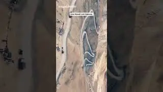 New Manali Leh Highway. #ytshorts #youtubeshorts #recommended #trending #shortvideo #meteor350 #fyp