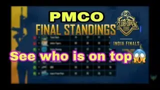PMCO final standings point table (Day 1)|PUBG MOBILE CLUB OPEN