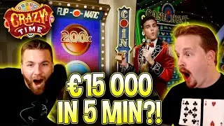 Crazy Time dishing out BIG WINS like CRAZY!