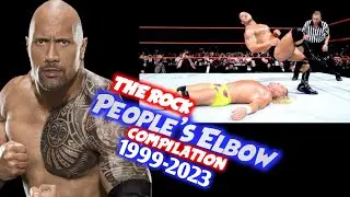 WWE The Rock (Dawyne Johnson) People's Elbow Compilation 1999-2023