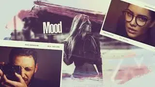 Beautiful Brush Photo Slideshow - After Affect Template
