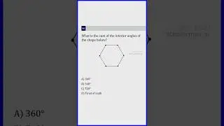 Sum of interior angles of a polygon | SAT and ACT prep | Math
