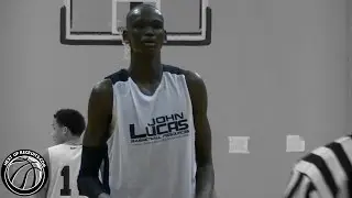 Matur Maker attacks the rim @ John Lucas Midwest Invitational - 2017 prospect with HUGE upside