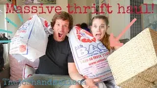 Thrift With Us at The Salvation Army! (BIGGEST Haul EVER!)