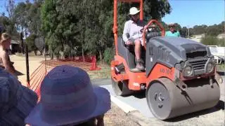 Full Steam Ahead! Castlemaine Press steamroller printing