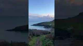 #sunset over #mansands, #southhams, #devon 🩵 #southdevon #devonshire #devonuk #hikingadventures