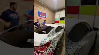 Hyundai Genesis coupe vinyl wrap