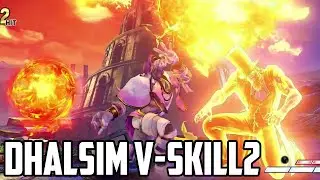 [SFV:CE] Dhalsim New V-Skill 2 Combos