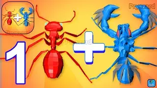 Merge Ant: Insect Fusion - Gameplay Walkthrough Part 1 Level 1-20 Ant Merge Battles (Android, iOS)