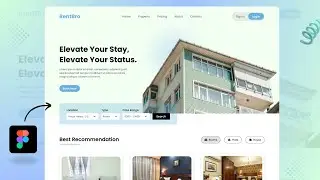 How To Make Professional Real Estate Website UI Design In Figma | Figma Design | UI/UX - 2025