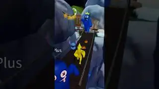 What If I Playing as Bule vs Yellow Rainbow Friends Chapter 2 Jumpscares #roblox​ #rainbowfriends