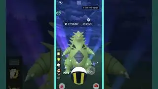 Wild +3400 CP Tyranitar Found in Pok&eacute;mon Go! #pokemongo #pokemongohighcp