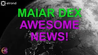Maiar Dex: Потрясающие новости!!! Maiar теперь на TradingView! Использовал ли я LockedMex.Exchange для получения ZoidPay?