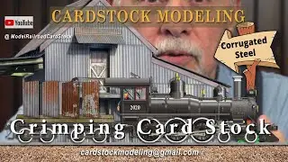 Crimping Card Stock For Corrugated Steel Walls & Roofing