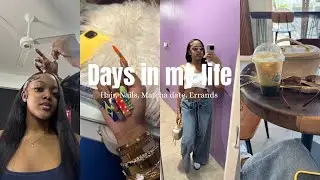 SPEND A FEW DAYS IN MY LIFE WITH ME: New nails + Hair appointment + Matcha date + Errands + more 