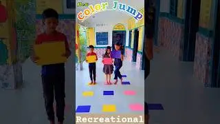 Color Jump Recreational Activity #education #school #shortvideo #viralvideo #learning