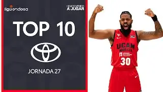 Salvajada de DJ STEPHENS en lo más alto del TOP10 Toyota | Liga Endesa 2024-25