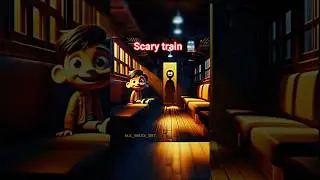 Horror and scary train 🚆🚂 #cartoon #horror #viralshorts #mkmaxx897