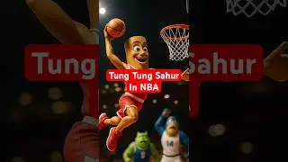 Tung Tung Tung Sahur in NBA..#fypシ゚viral #cartoon #viralvideo #viralshorts #tungtungtungsahur