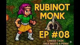 [RUBINOT] MONK 0 AO 1000 EP #08 - CONSEGUI ALICORN COM 1 ROULLETE COIN DA LINKED TASK NO SERENIAN!