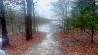 Father/Son truck bed camping, cold rainy night, good food, water leak and saw some wildlife!