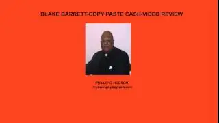 BLAKE BARRETT- COPY PASTE CASH- VIDEO REVIEW