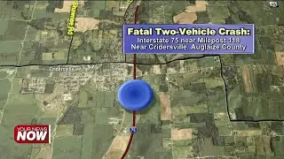 Deadly two-vehicle crash under investigation on I-75 in Auglaize County