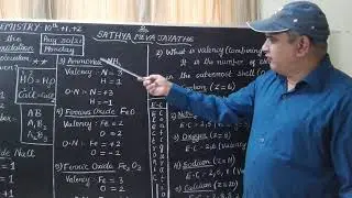 10th,+1,+2 Physical Chemistry-Valency and Oxidation number(Happy Krishnar Jayanthi Wishes to all!).