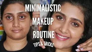 Step by Step Minimalistic makeup Routine brown skin | No Foundation | No Eyeliner | No Blush
