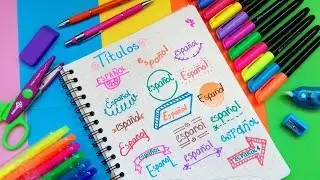 Títulos bonitos para tus apuntes - Ingenio KD