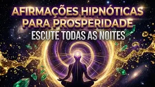 AFIRMAÇÕES HIPNÓTICAS PARA PROSPERIDADE E ABUNDÂNCIA │ Escute Todas as Noites Antes de Dormir