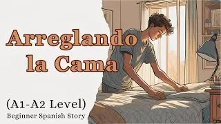 Arreglando la Cama | Spanish Story for Beginners (A1-A2) with English Subtitles