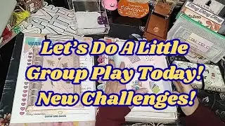 Cash Stuffing | Saving Challenges | Group Play Saturday & Freebies!