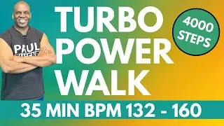 Progressive Turbo Power Walk Challenge | Cardio Intensity Boost