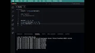 PHP Tutorial - Array Functions - Part 03: array_pop(), array_push()