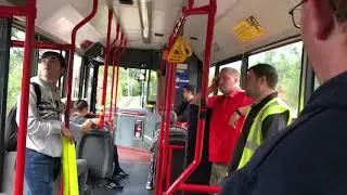Abellio London Dennis Dart SLF KP02 PVU 8481 490 Butts Farm