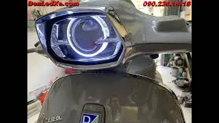 Piaggio Vespa l&ecirc;n Bi Cầu Led Kenzo - DenLedXe.com - 0902361418