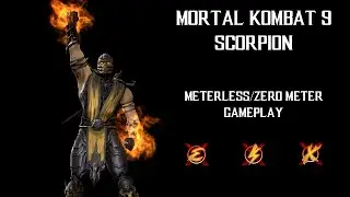 Mortal Kombat 9 - Scorpion (Meterless Arcade Ladder) [Expert] No Matches Lost