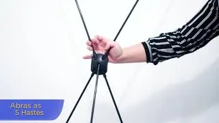 Porta Banner X - Conhe&ccedil;a Suporte Aranha 