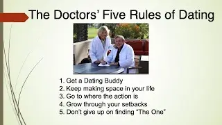 The Dating Doctors: 5 Rules for Senior Dating