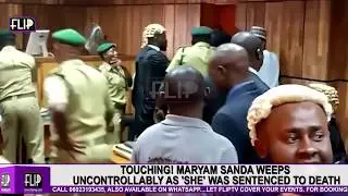 TOUCHING! MARYAM SANDA WEEPS UNCONTROLLABLY AS SHE WAS SENTENCED TO DAETH
