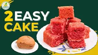 ZERO Oil! Make 2 Healthy Cakes for Kids (Ragi & Rava Recipe)