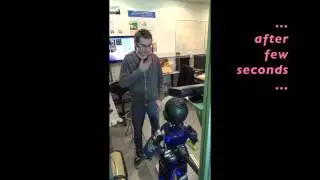 EDHHI project: people's spontaneous reactions to the humanoid robot iCub