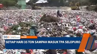 NGAWI - Setiap Hari 35 Ton Sampah Masuk TPA Selopuro