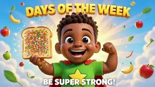 Days of the Week Song for Kids | Super Foods & Healthy Eating 🍎