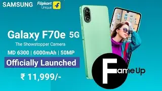 Samsung Galaxy F70e 5G Officially Launched 🔥 Price In India, Display, Camera, Processor, Battery !