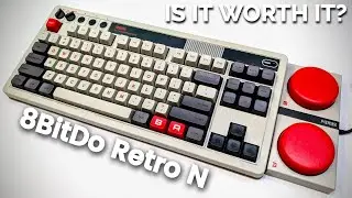 8Bit Retro Keyboard Review and Sound Test Kailh Box White