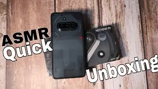 Nothing Phone (3a) Black | ASMR Quick Unboxing