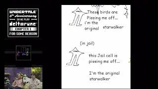 Тоби делится концепт-артом оригинального Starwalker (трансляция к 6-й годовщине Undertale)